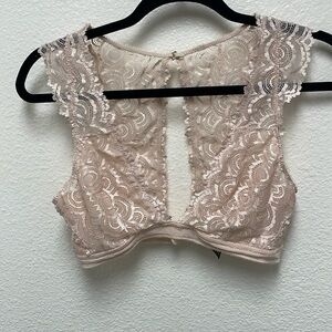 Frederick’s of Hollywood Light Peach Sexy Medium Lace Bralette